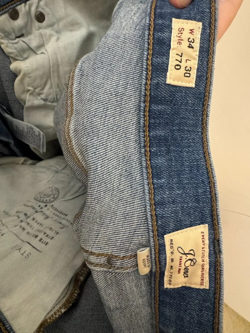J. Crew Slim Straight Fit Jeans
